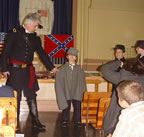 A Confederate soldier was found in the class. (88kb)