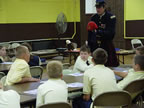 This is a reproduction of a Zouave hat called a fez. (67kb)